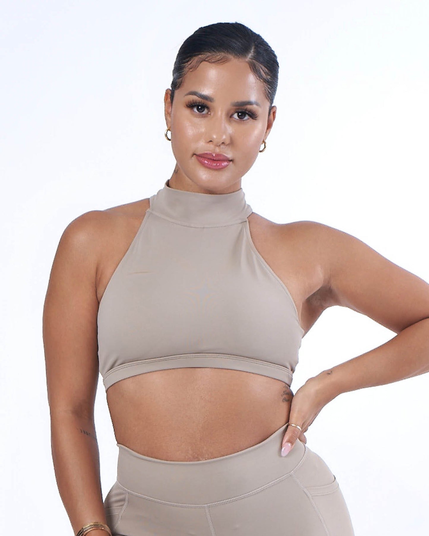 Contour Halter Top | LATTE | WBK x EHP - EHPLabs