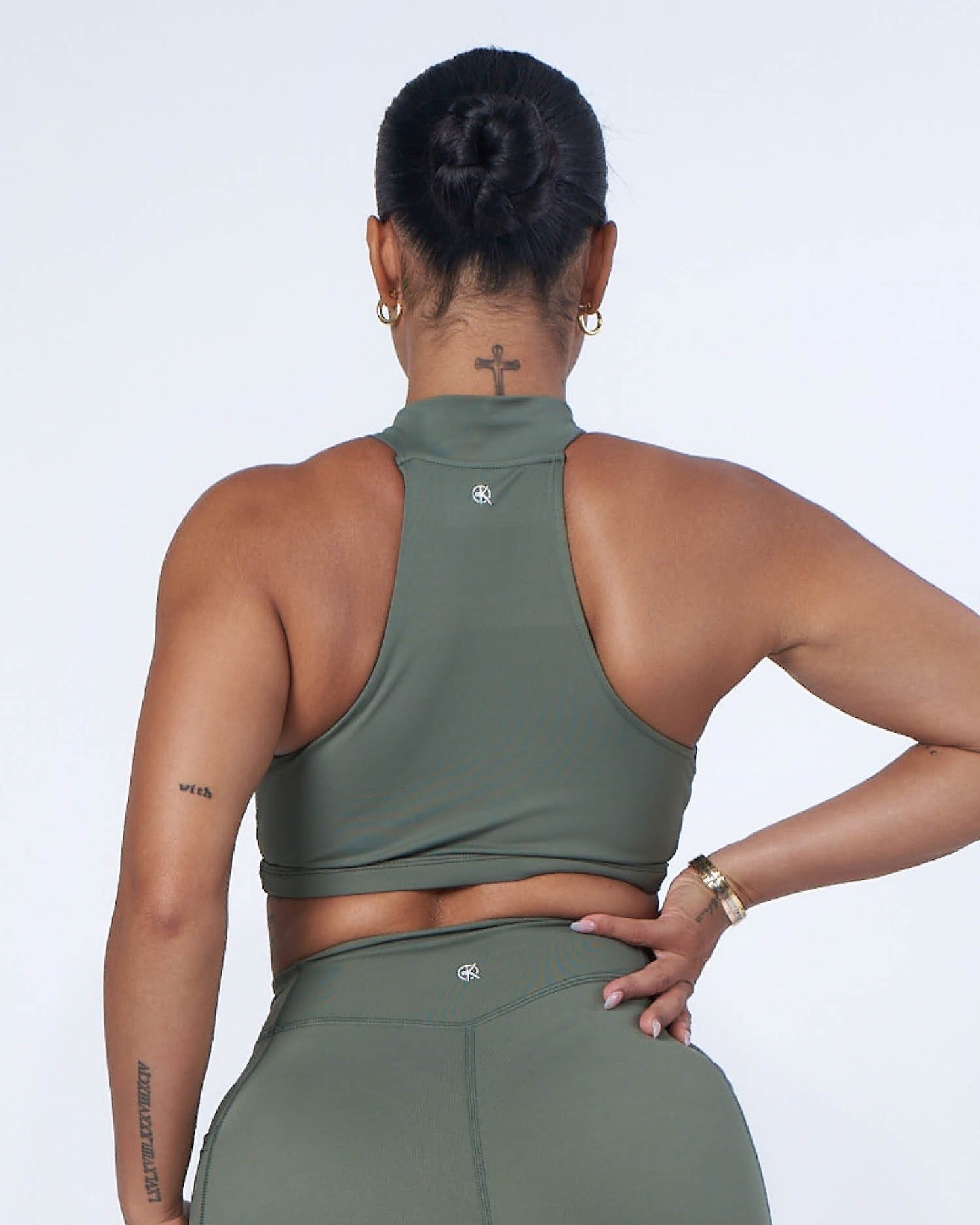 Contour Halter Top | OLIVE | WBK x EHP - EHPLabs
