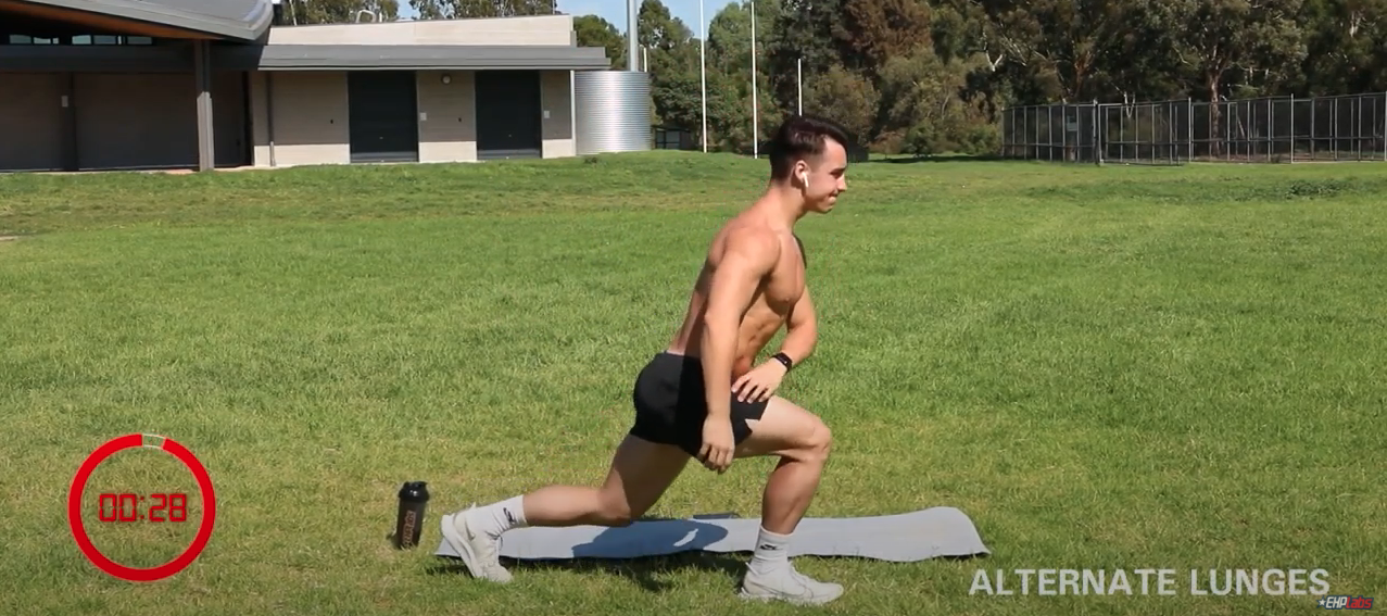 Fraser Wilson Lower Body Home Workout-EHPlabs