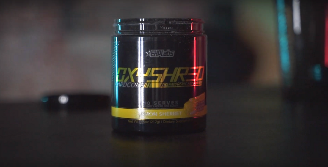 OXYSHRED HARDCORE THERMOGENIC FAT BURNER LEMON SHERBET-EHPlabs