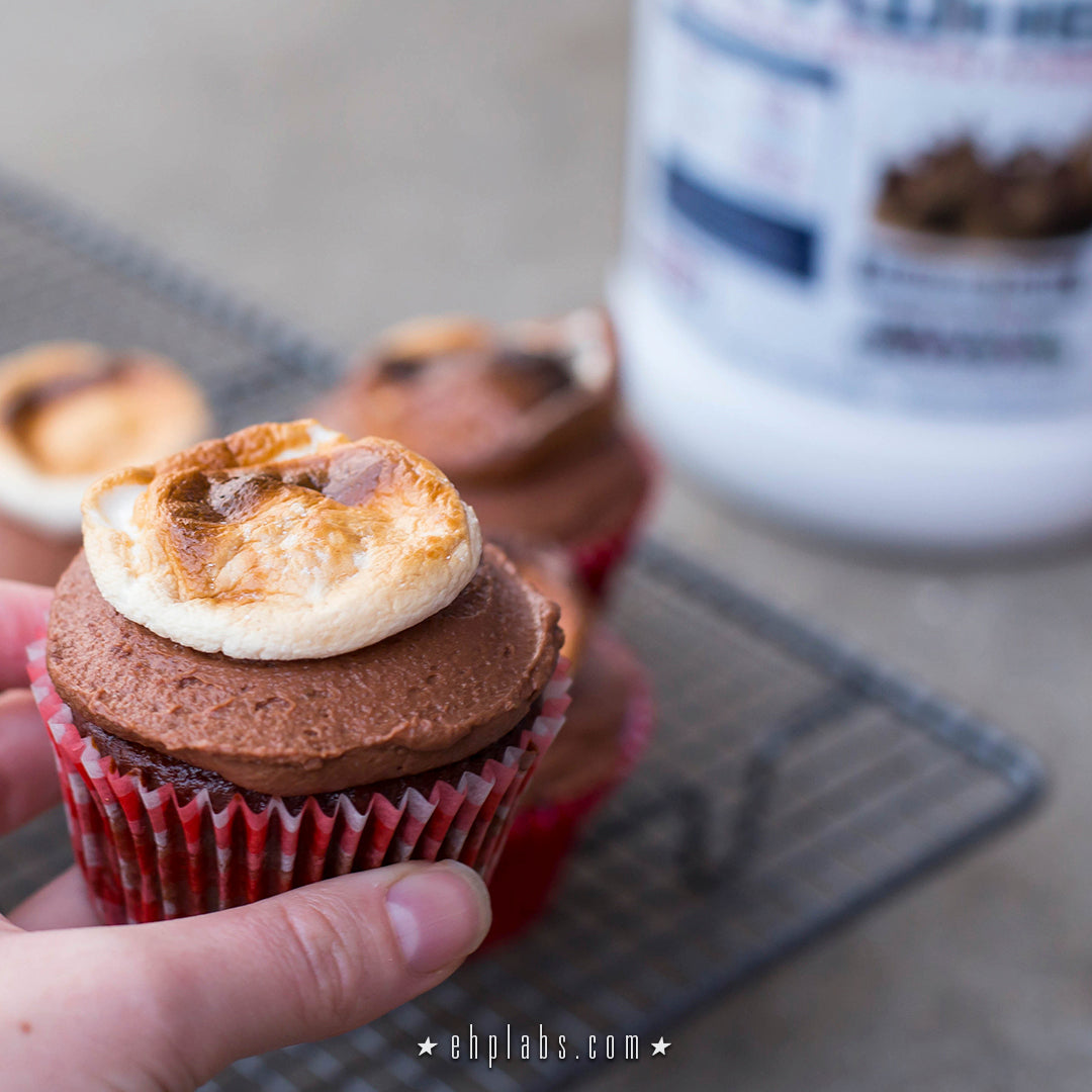 CHOCOLATE MARSHMALLOW PROTEIN MUFFINS