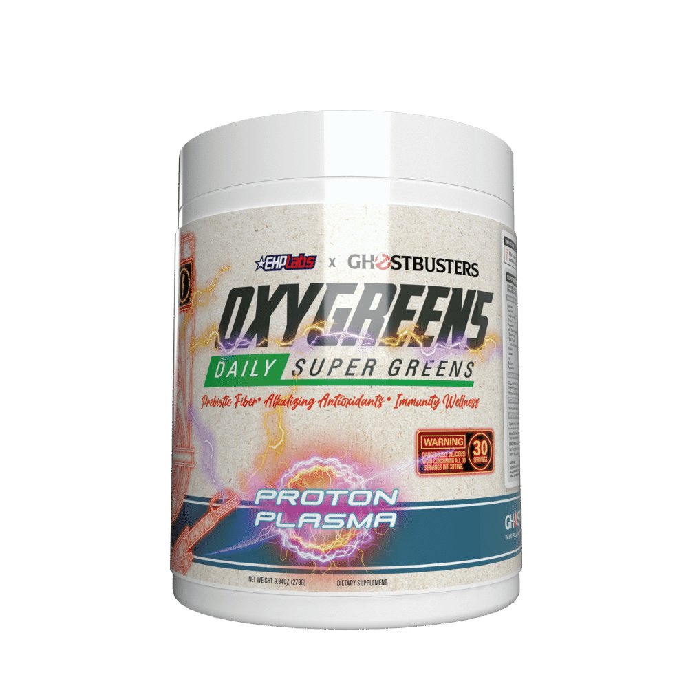 OxyGreens - Daily Super Greens Powder - 30 Serves | Ghostbusters™ Proton Plasma (Tangerine)