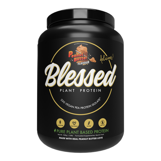 Blessed Plant-Based Protein - 30 Serves - 30 Serves | Peanut Butter