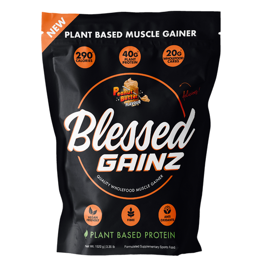 Blessed Gainz Plant Based Muscle Gainer - Peanut Butter