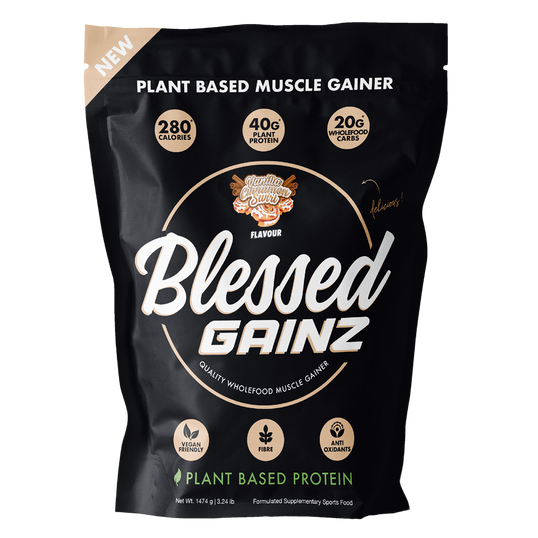 Blessed Gainz Plant Based Muscle Gainer - Vanilla Cinnamon Swirl
