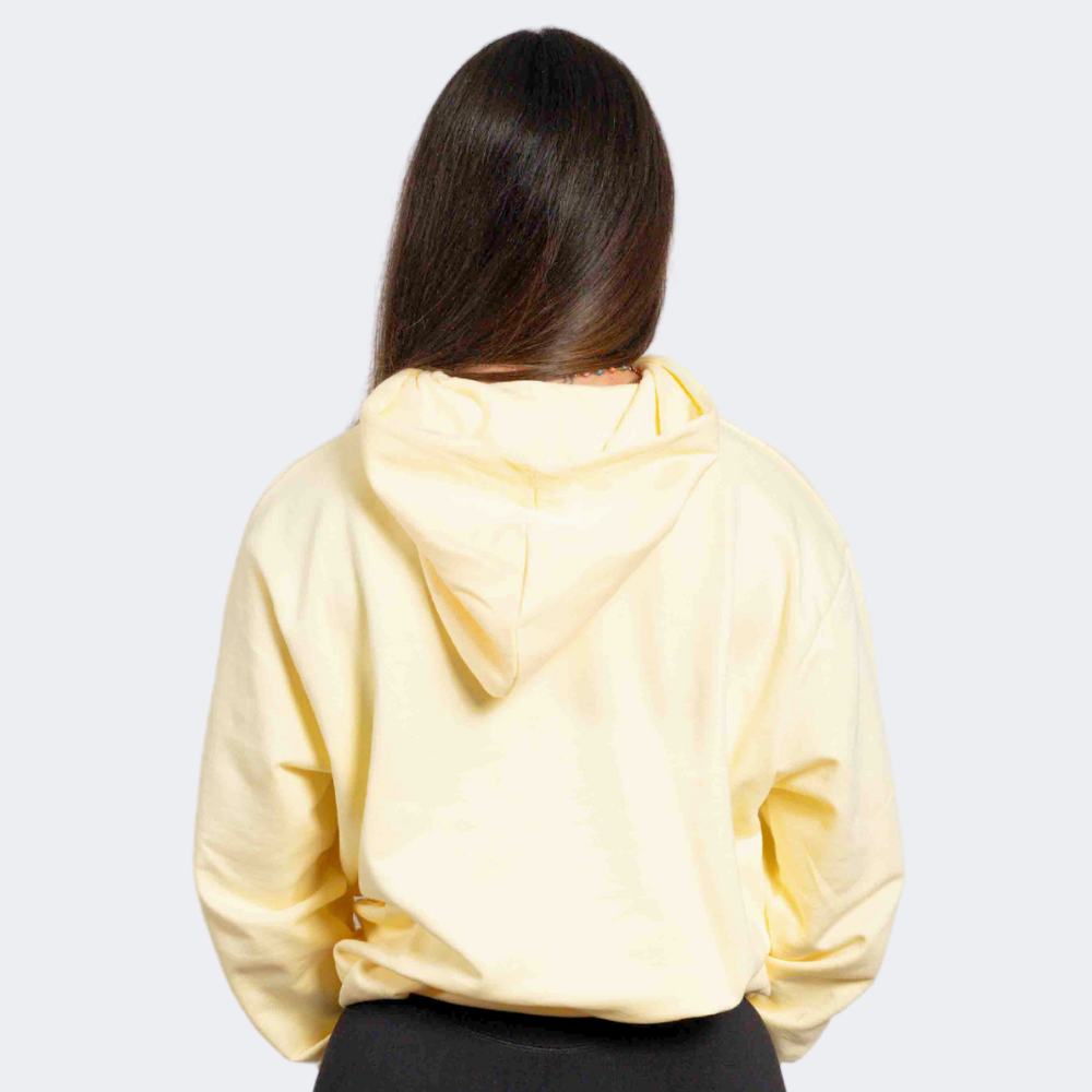 Yellow hoodie online oversized