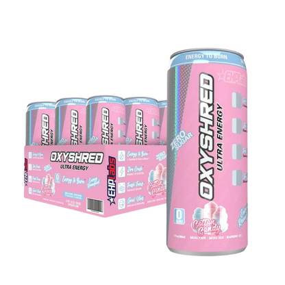 OxyShred Ultra Energy Drink RTD (12-Pack) - Cotton Candy