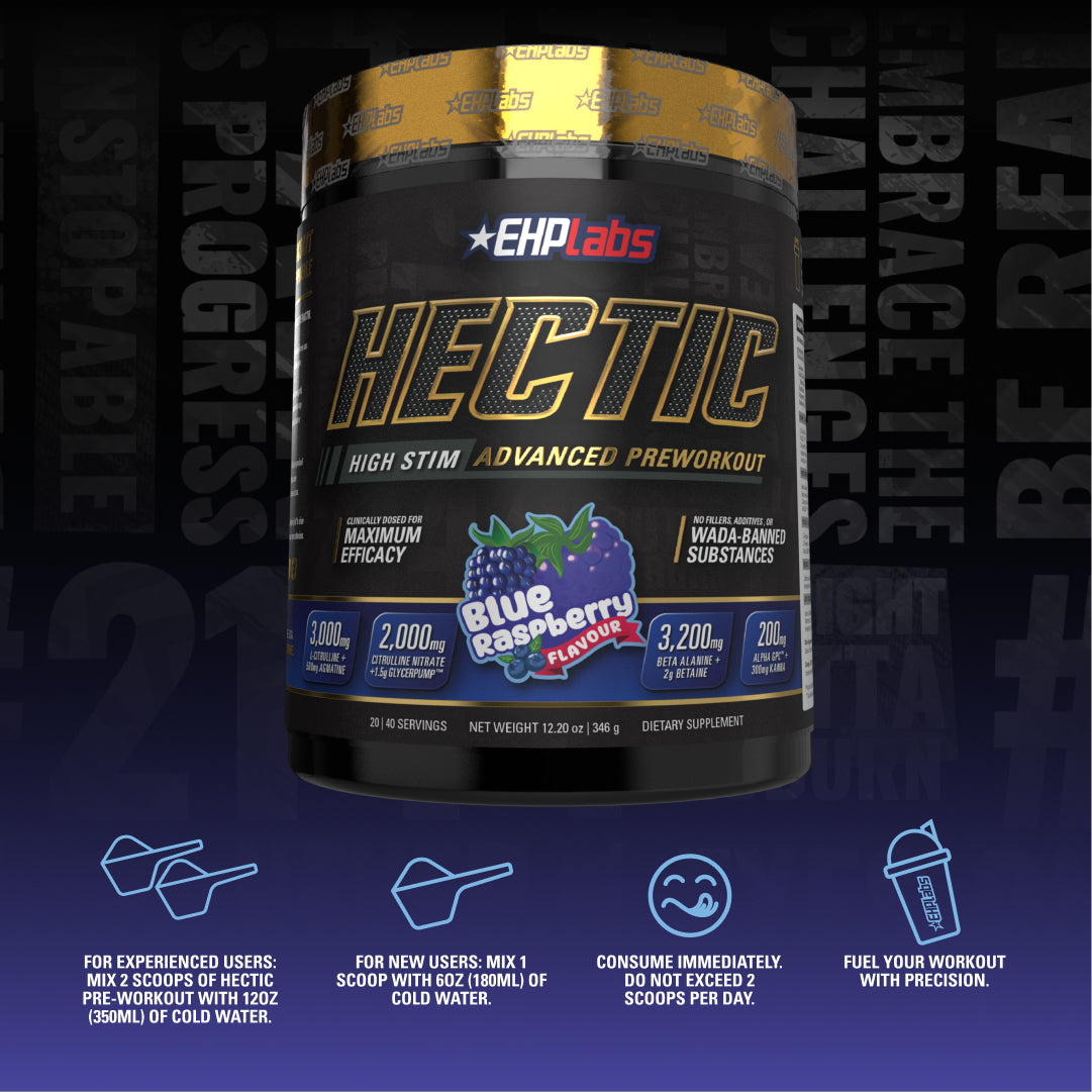 EHPlabs Hectic Pre Workout - Directions