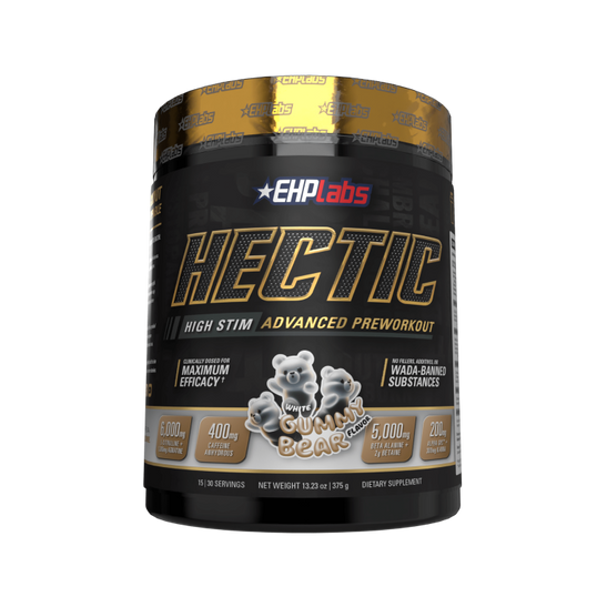 HECTIC Pre-Workout - 15 | 30 serves | White Gummy Bear