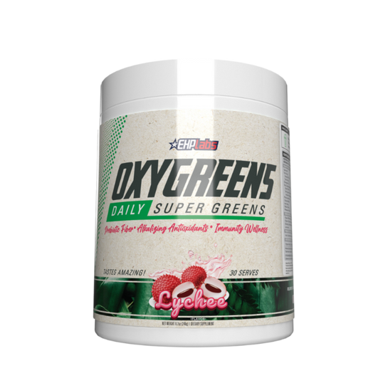 OxyGreens - Daily Super Greens Powder - 30 Serves | Lychee