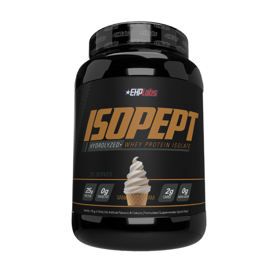 ISOPEPT Hydrolyzed Whey Protein - 25 Serves | Vanilla Ice Cream