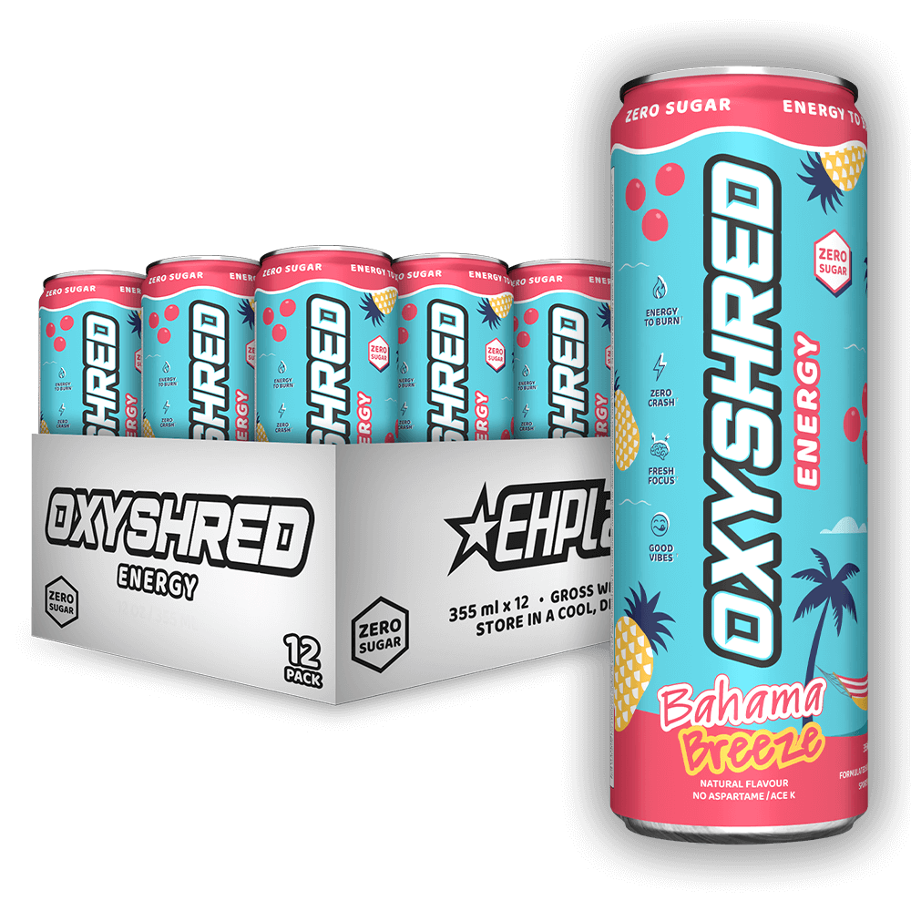 OxyShred Energy Drink RTD (12-Pack) Peach Candy Rings flavor