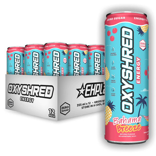OxyShred Energy Drink RTD- 12-Pack | Bahama Breeze