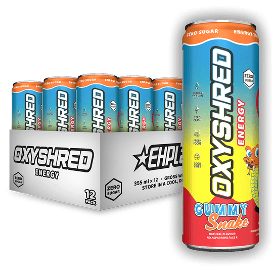 OxyShred Energy Drink RTD- 12-Pack | Gummy Snake