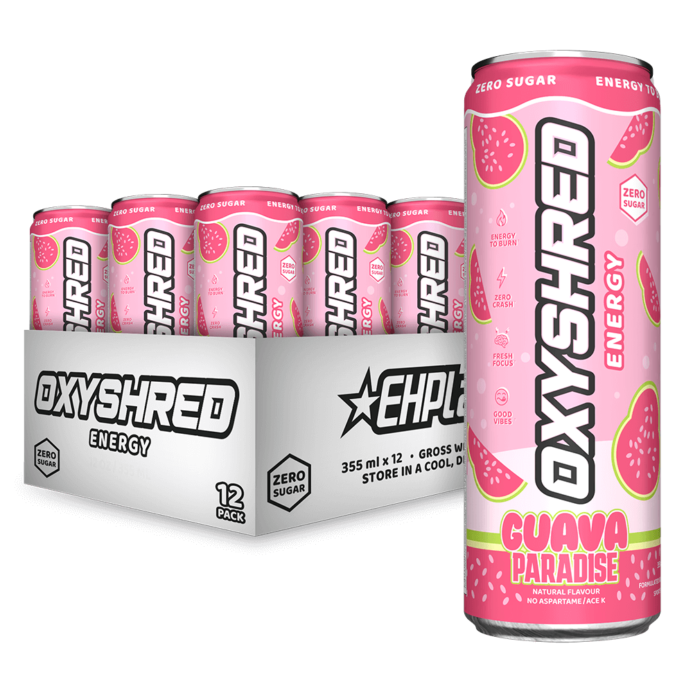 OxyShred Energy Drink RTD- 12-Pack | Guava Paradise