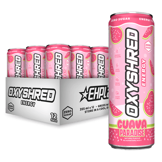 OxyShred Energy Drink RTD- 12-Pack | Guava Paradise