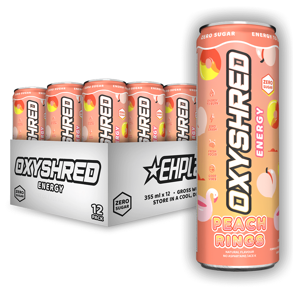 OxyShred Energy Drink RTD (12-Pack) Guava Paradise flavor
