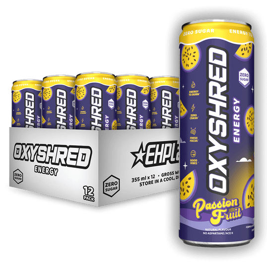 OxyShred Energy Drink RTD- 12-Pack | Passionfruit