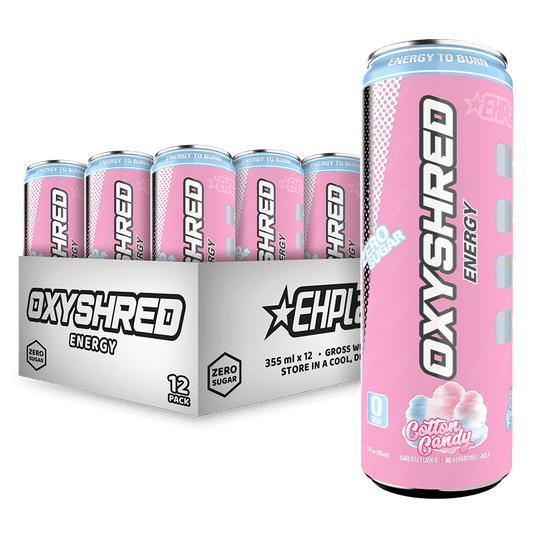 OxyShred Energy Drink RTD- 12-Pack | Cotton Candy