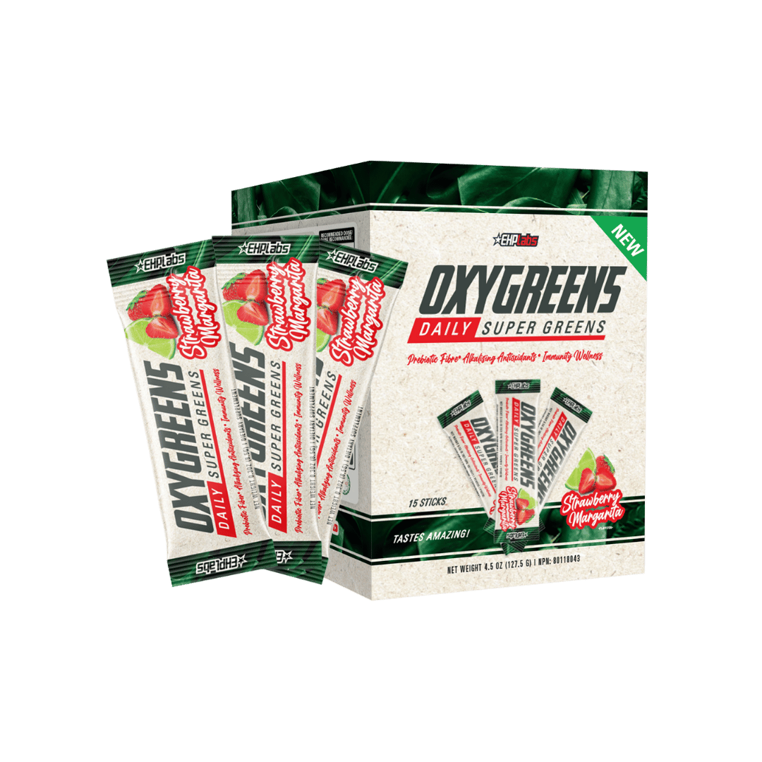 EHPlabs OxyGreens Stick Pack. -Strawberry Margarita