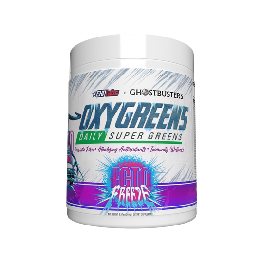 OxyGreens - Daily Super Greens Powder - 30 Serves | Ghostbusters™ Ecto Freeze (Grape)