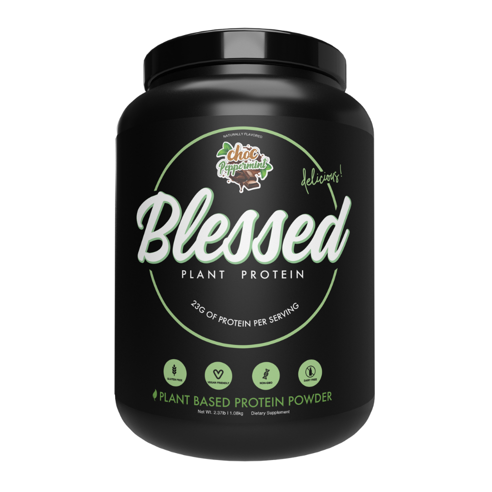 Blessed Plant-Based Protein - 30 Serves - 30 Serves | Choc Peppermint
