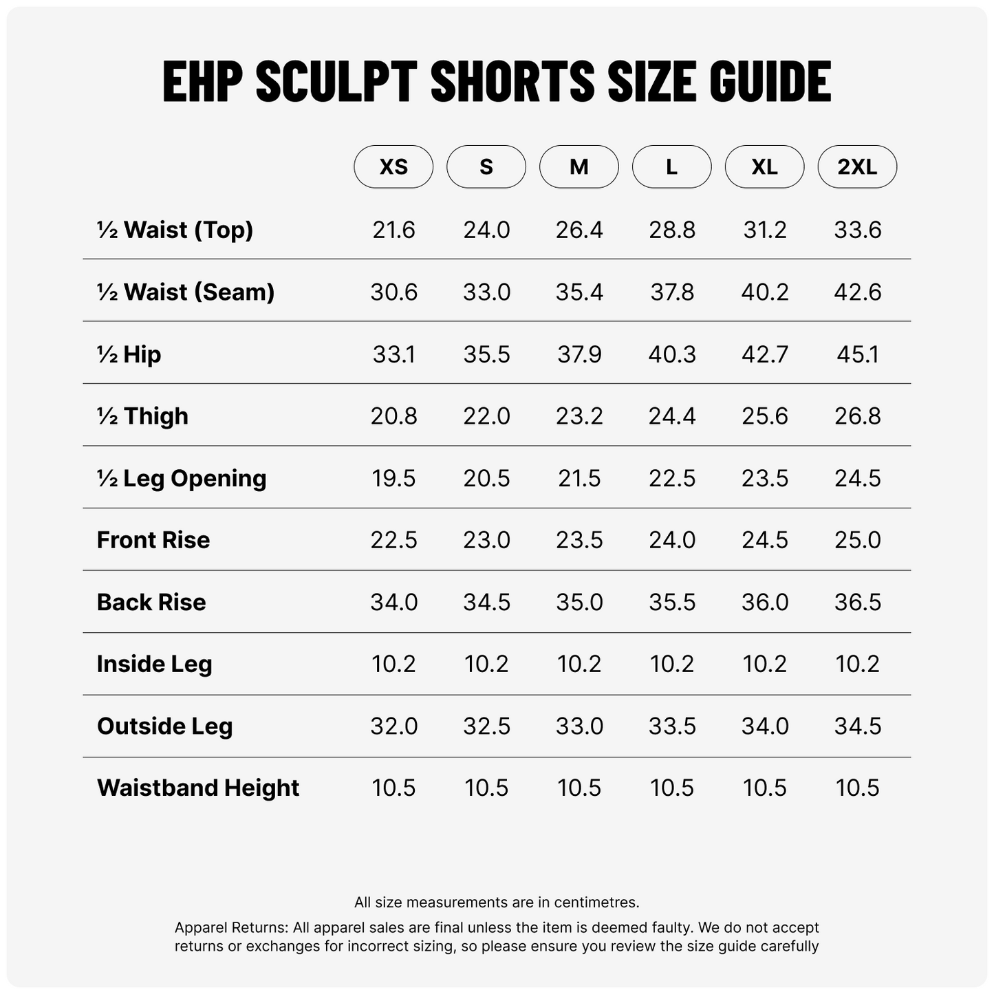 Grey EHP Sculpt Shorts