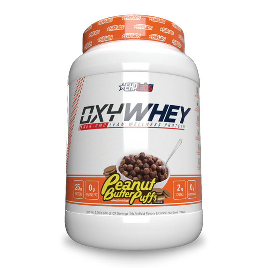 OxyWhey Lean Whey Protein - 25 Serves | Peanut Butter Puffs