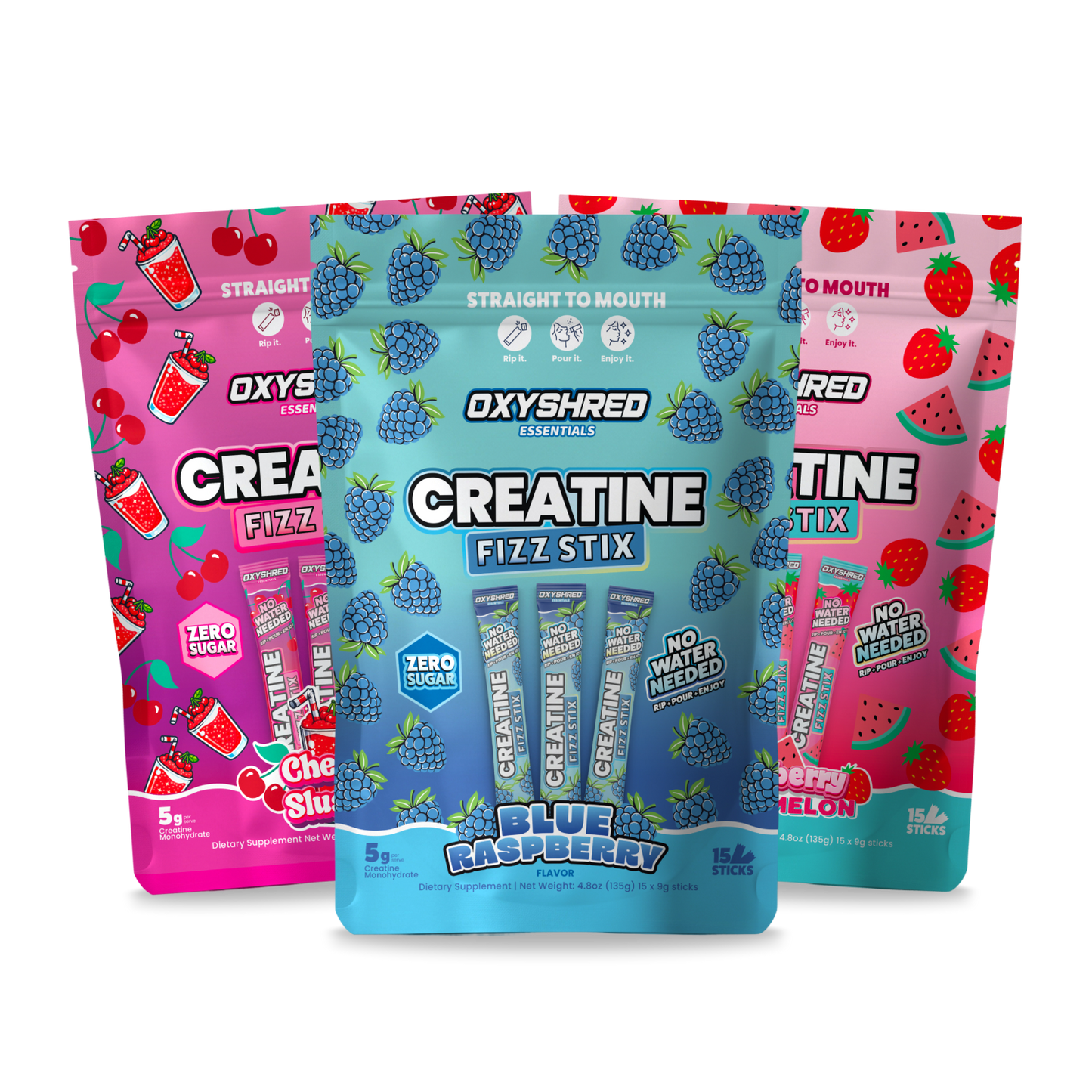 Creatine Fizz Sticks Variety Bundle