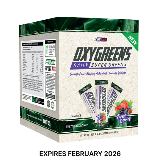 OxyGreens Stick Pack - Daily Super Greens Powder - Forest Berries