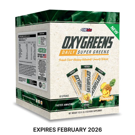 OxyGreens Stick Pack Super Greens Pineapple