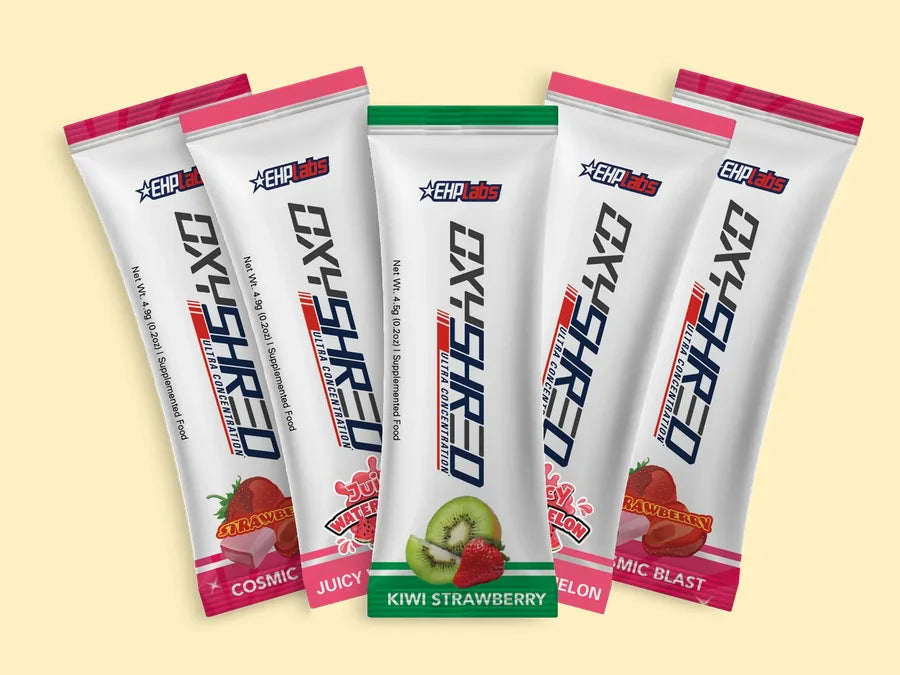 5 OxyShred Ultra stick packs