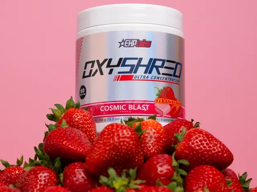 An OxyShred 60-serve tub