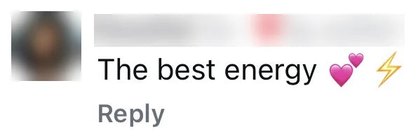 Instagram comment from an OxyShred customer