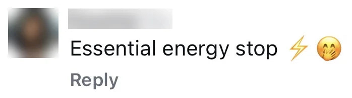 Instagram comment from an OxyShred customer