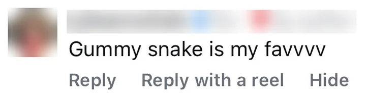 Instagram comment from an OxyShred customer