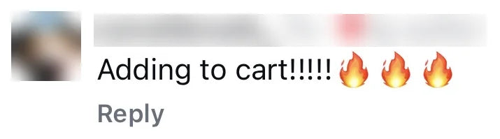 Instagram comment from an OxyShred customer
