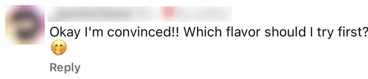 Instagram comment from an OxyShred customer