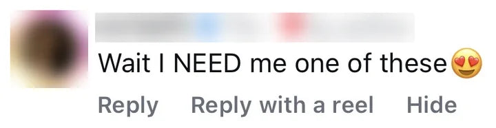 Instagram comment from an OxyShred customer