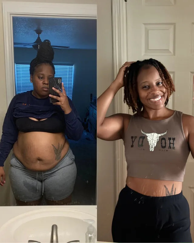 OxyShred community transformation, before and after