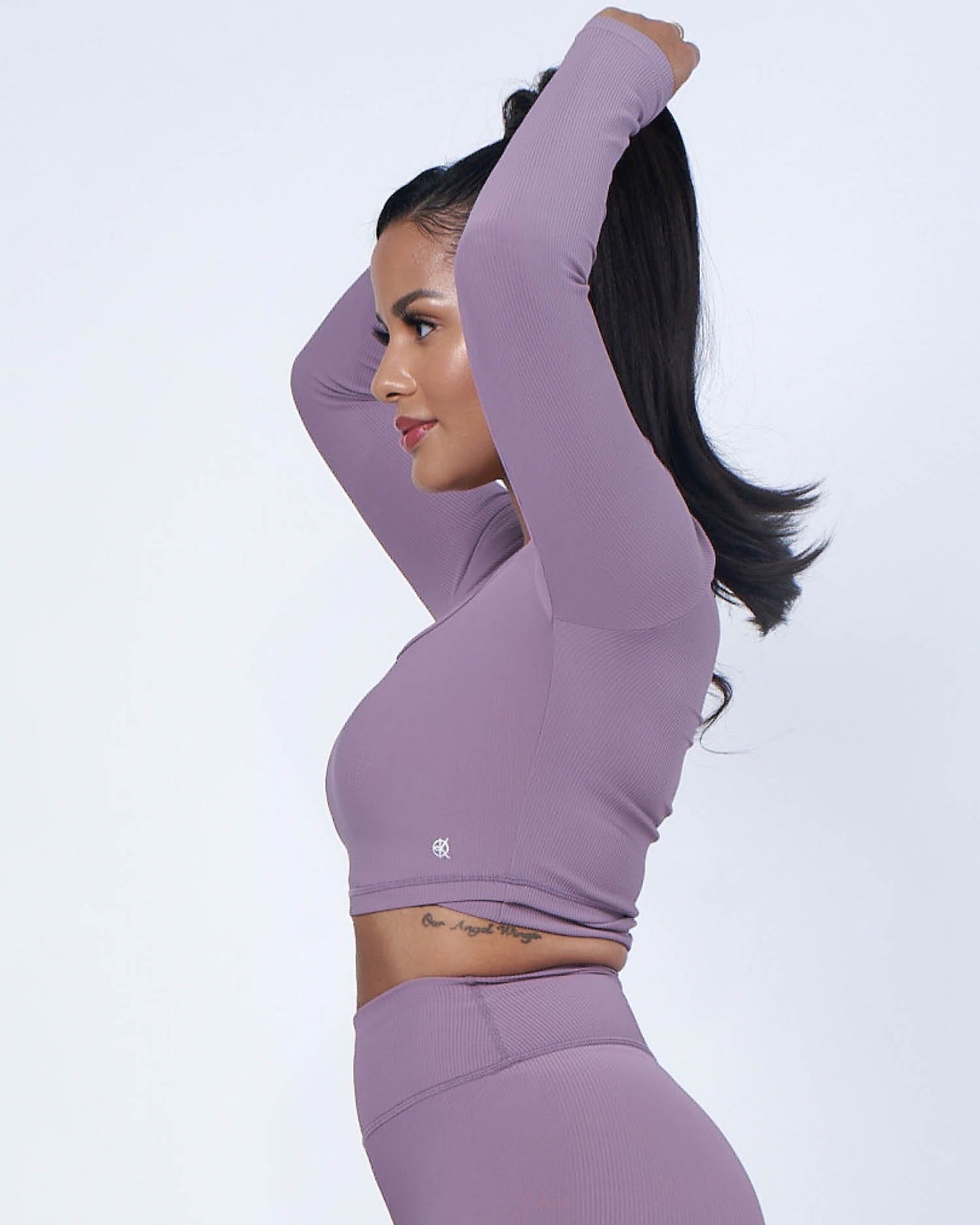Luxe Ribbed Crop | MAUVE | WBK x EHP