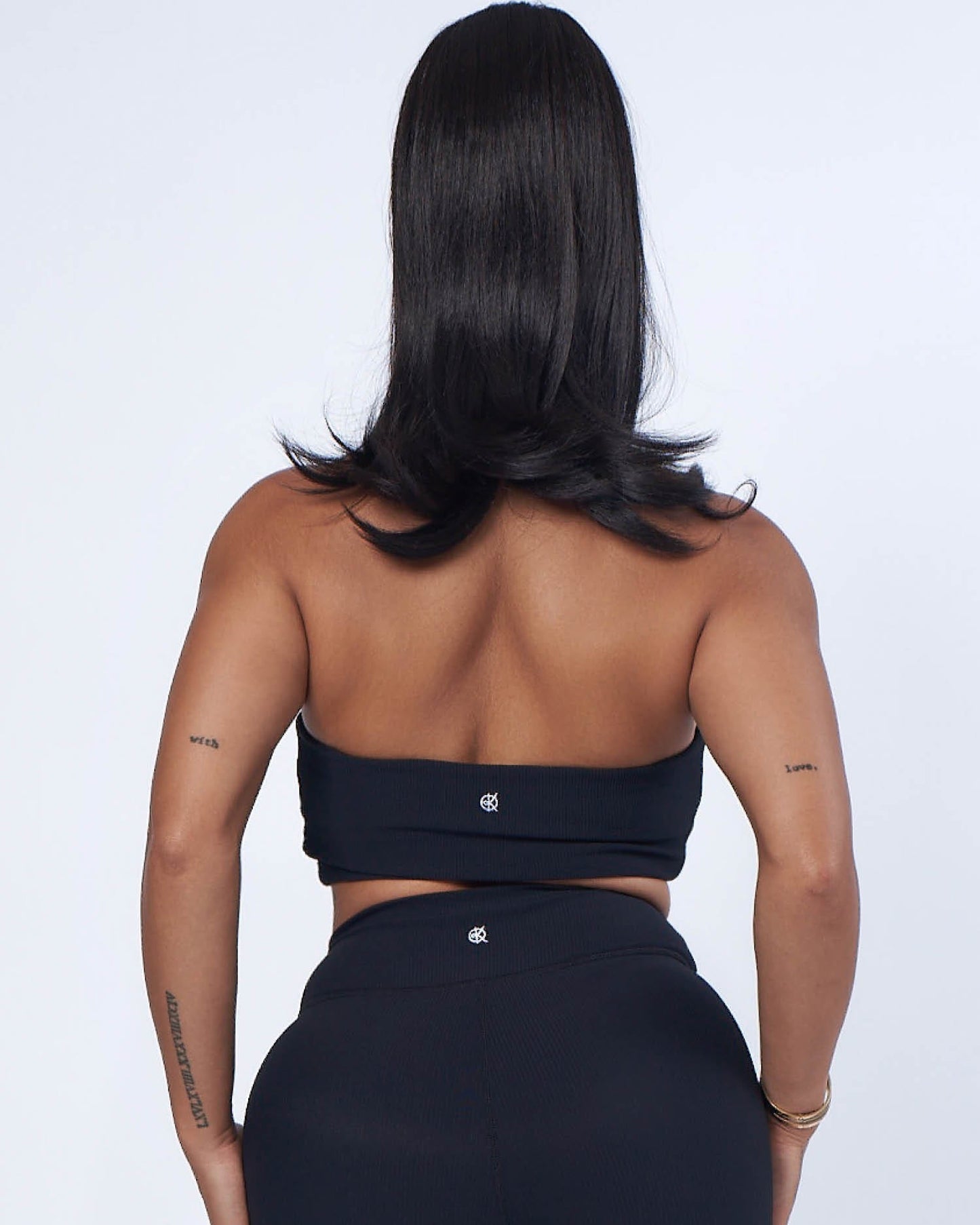 Luxe Ribbed Bandeau | BLACK | WBK x EHP