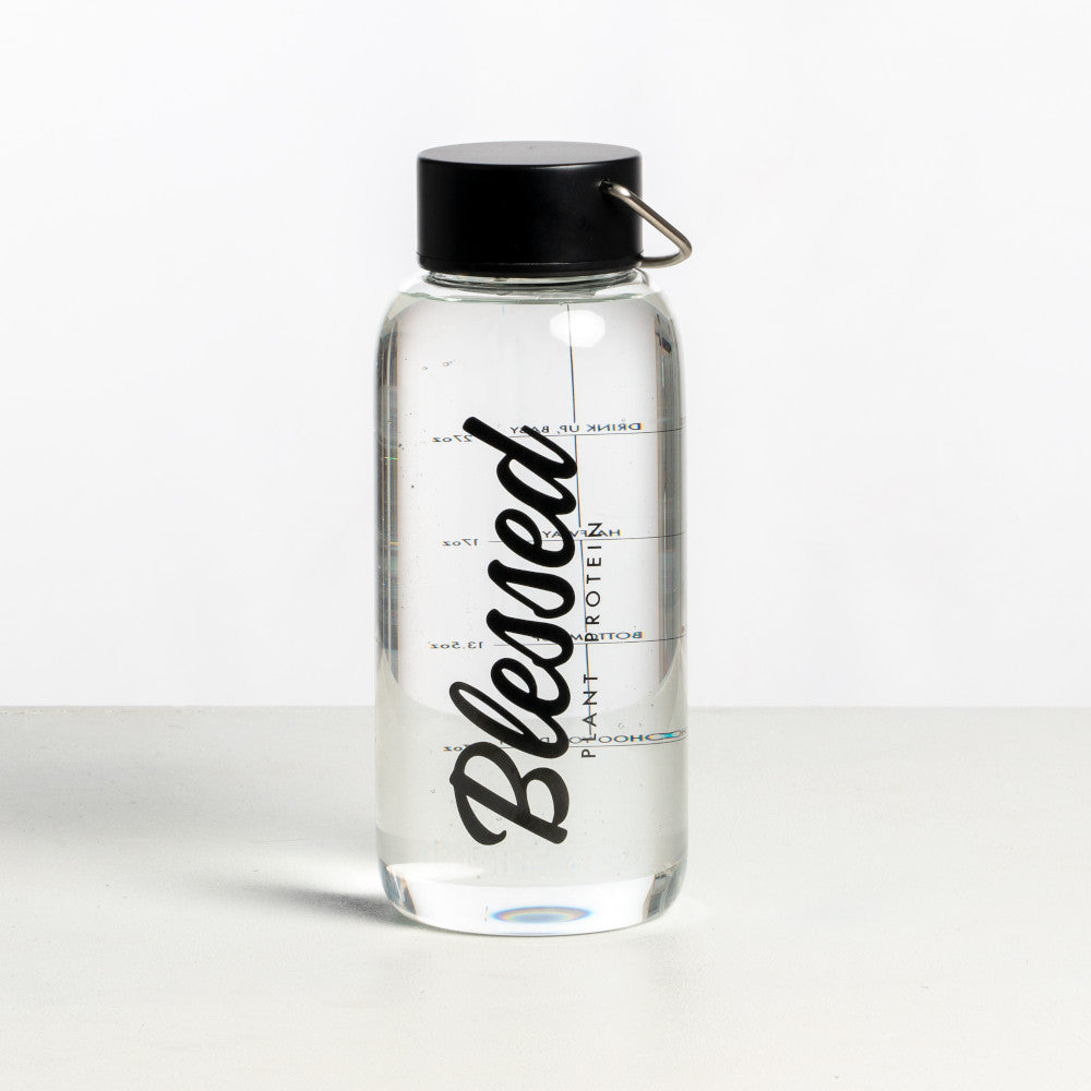 Blessed Glass Water Bottle