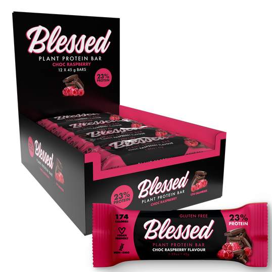 Blessed Plant Protein Bar - Choc raspberry