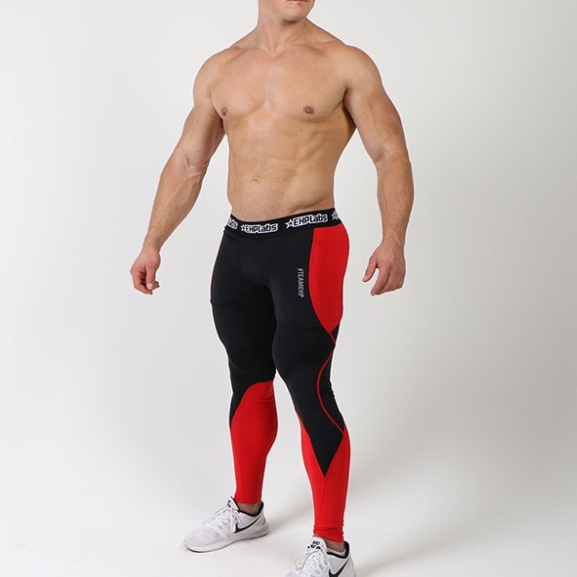 Mens red best sale compression tights