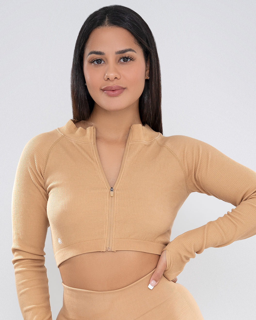 Classic Ribbed Jacket | TAN | WBK x EHP